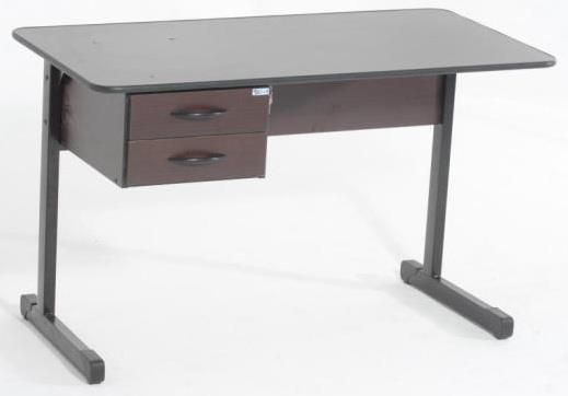 Mesa em Melaminico 1,20 X 0,60 com 2 Gavetas com tranca e co